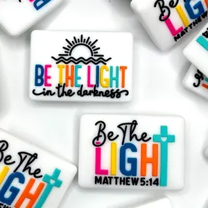 Be The Light In The Darkness Silicone Focal Beads - Faith Based Crafting & Beaded DIY Projects