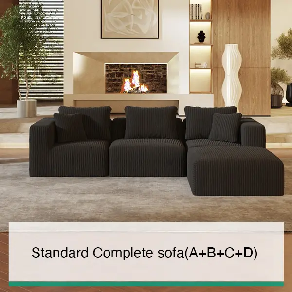 Standard Complete sofa set (A+B+C+D)