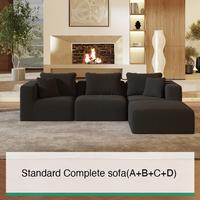 Standard Complete sofa set (A+B+C+D)