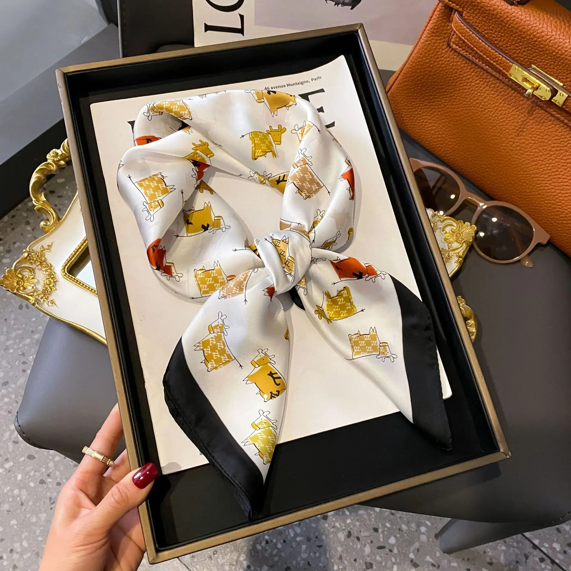 Cows are blooming in white