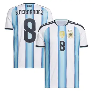 2026 Argentina Home Jersey Players Enzo Fernandez, 8 Enzo Fernandez Argentina Home Jersey