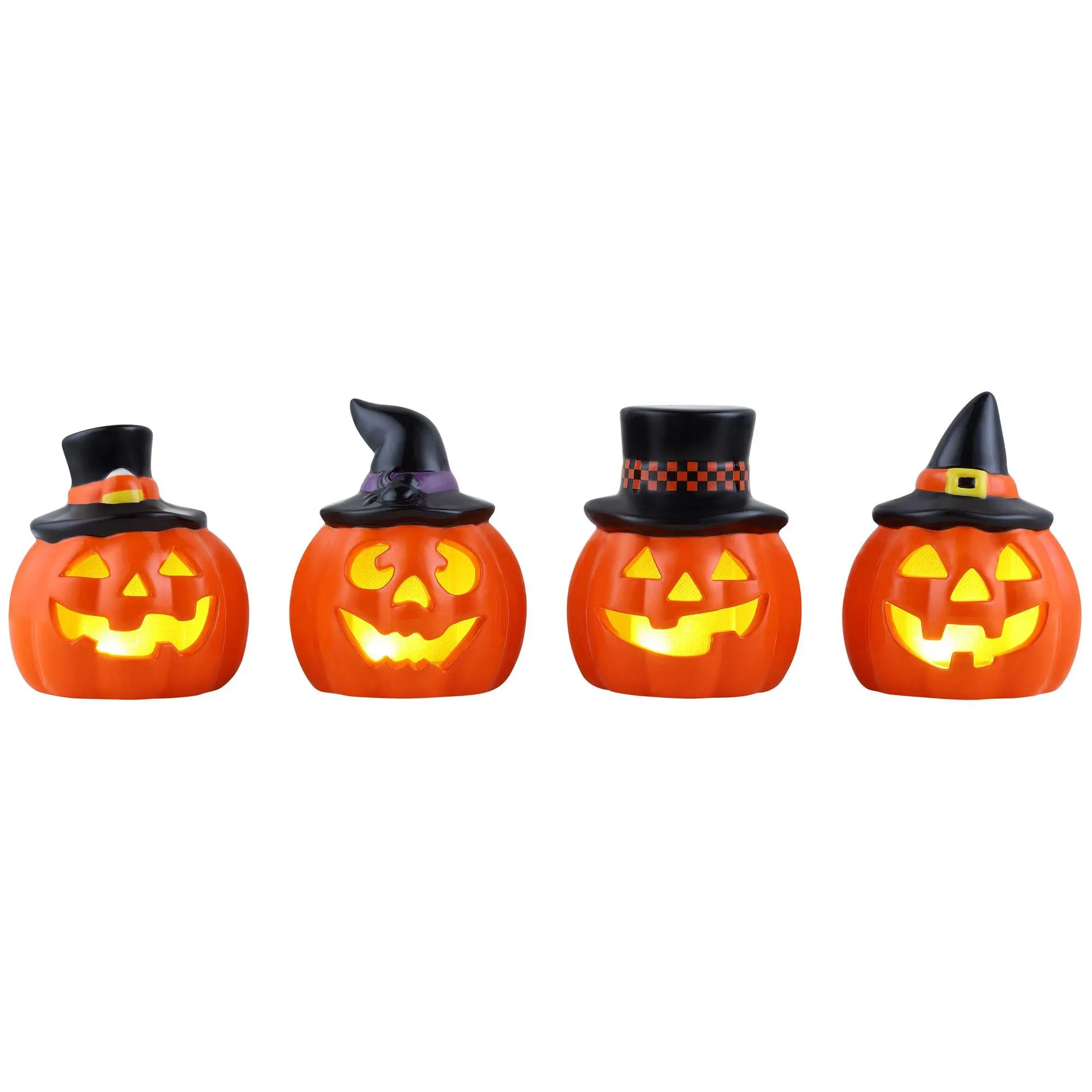 Mr. Halloween Ceramic Pumpkin Mini Set of 4 Mr. Halloween Ceramic Pumpkin Mini Set of 4