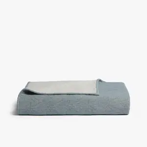 Palm Jacquard Bed Blanket Queen/King Cove - Parachute
