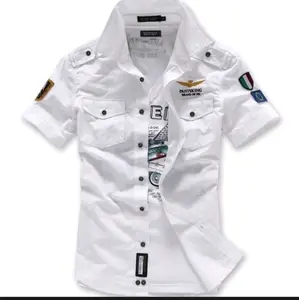 Short sleeve military shirt