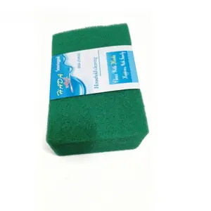 10pcs Scouring Pads, Home Use Dishwashing Cloths, Kitchen Cleaning Scrubbers, Abrasive Fiber Pot Bowl Brushes, Cuttable Design