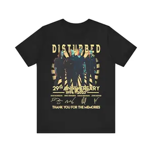 Disturbed Band 29th Anniversary Unisex Tee - Metal Music Fan Shirt, Disturbed Album, Tour Merch, Long Sleeve - Gift for Disturbed Fans,