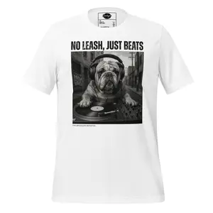 Bulldog DJ Tee - Unisex Adult T-Shirt
