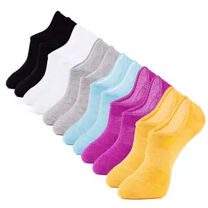 IDEGG No Show Socks Womens Low Cut Ankle Short Anti-Slid Athletic Running Novelty Casual Invisible Liner Socks(6*Colors) Womenswear Comfort
