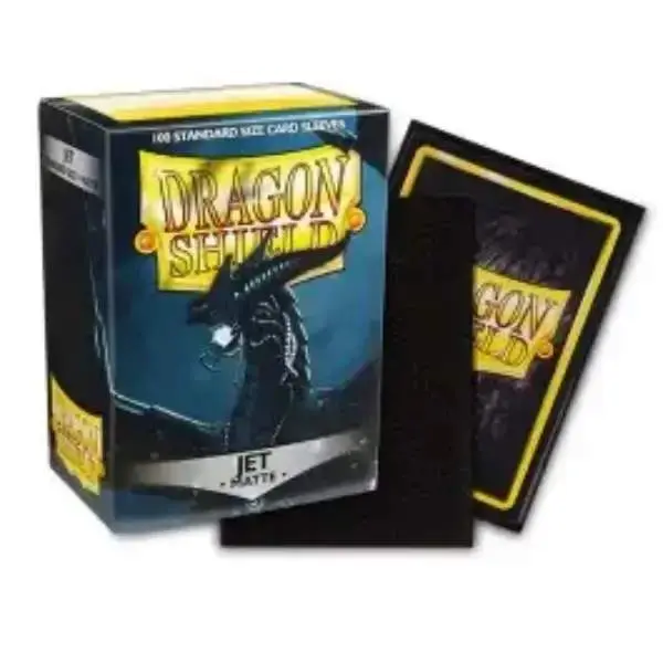 Dragon Shield Sleeves Matte Jet - 100 Count
