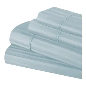 Superior 300TC Egyptian Cotton Striped Sheet Se , Split King