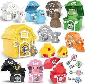 Learning Toys for 1,2,3 Year Old Toddlers, 20Pcs Farm Animals Toys Montessori Counting, Matching & Sorting Fine Motor Games, Christmas Birthday Easter Gift for Baby Boys Girls Age 12 18 Months