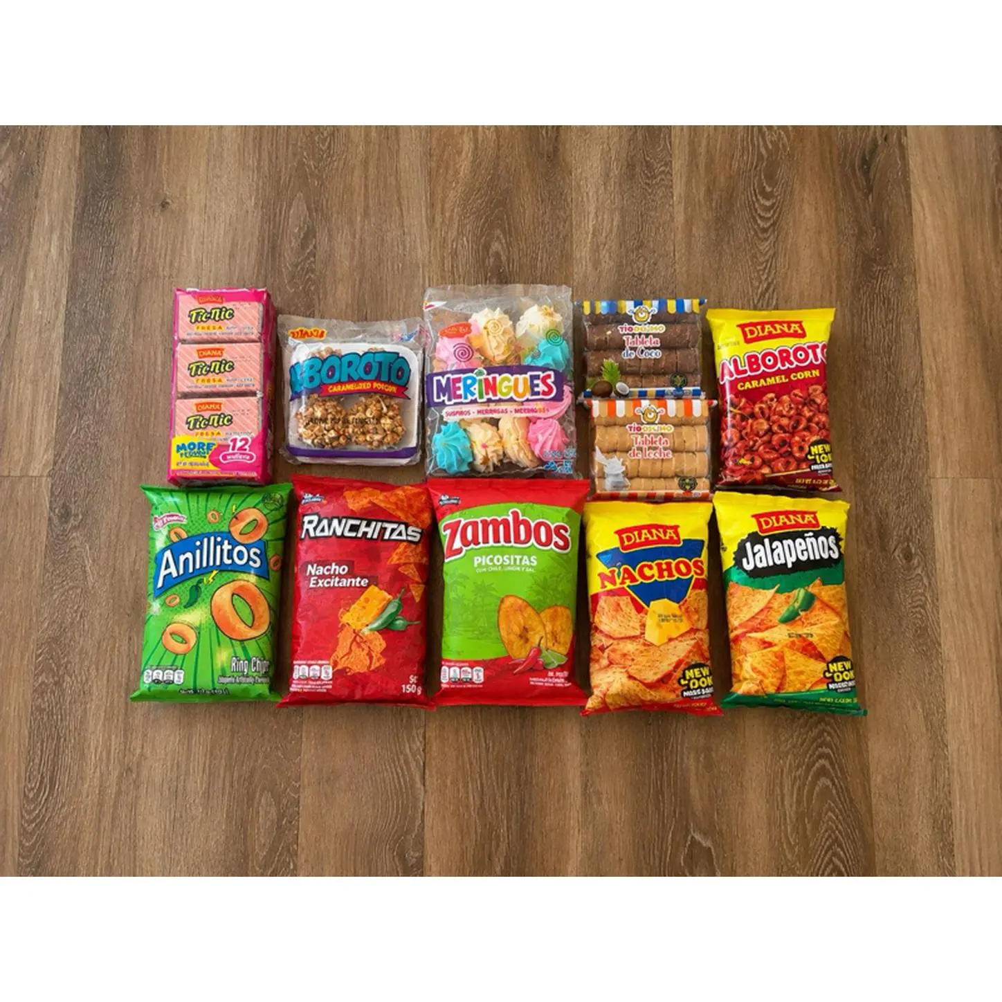 Anillitos Ranchitas Zambos Diana Nachos Jalapeños Snack Variety Pack