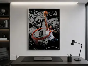 [NO FRAME] New York OG Anunoby Complete Win Wall Poster, Basketball Poster Wall Art, Sports Room Decor, MADE IN USA