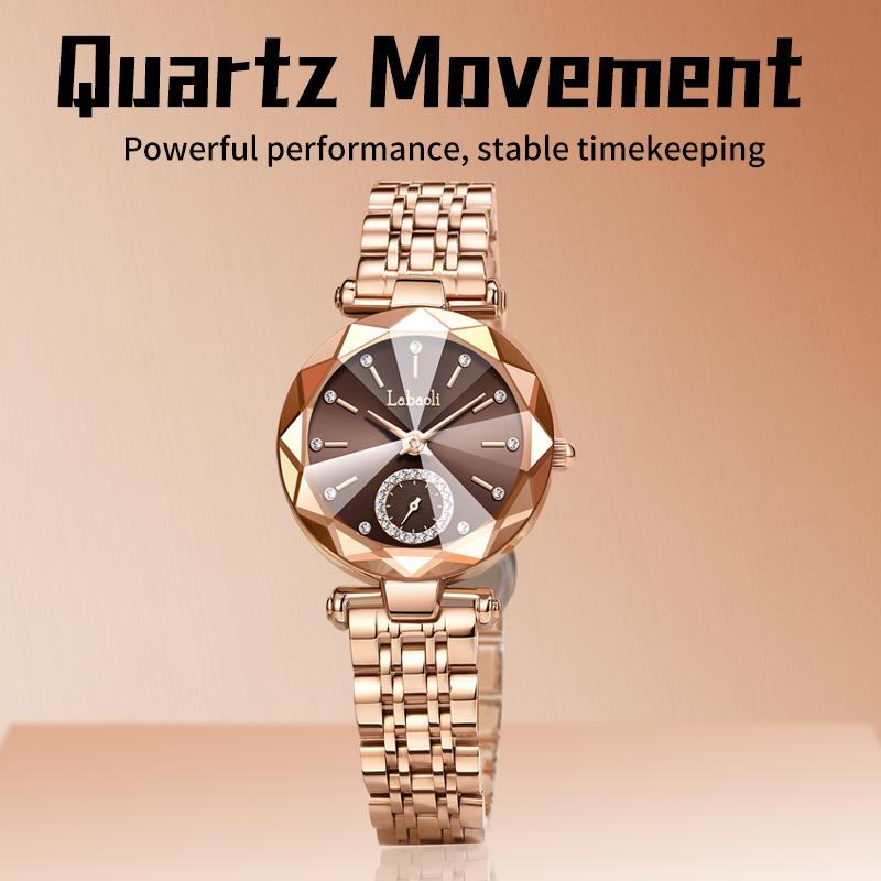 Elegant Luxury Women's Watch LA729 Water-Resistant Scratch-Resistant Adjustable Strap Fashionable Design Waterproof Wristwatch Suitable for All Occasions
