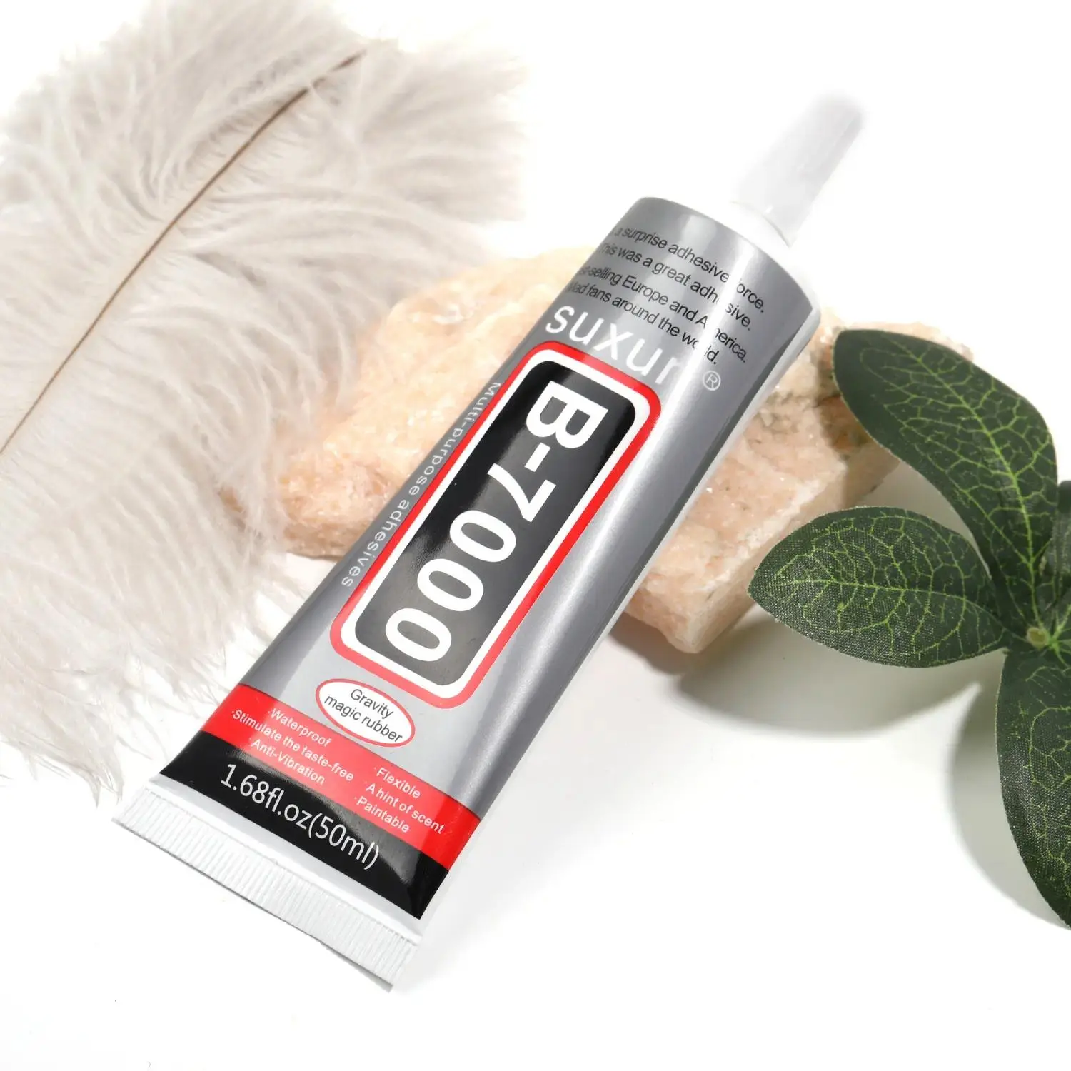 B7000 Glue Set with Rhinestone Applicator, Transparent B-7000 Glue with Precision Tip, Strong Adhesion, Ideal for Phone Repair, Jewelry Making, DIY Crafts, Strong Adhesive