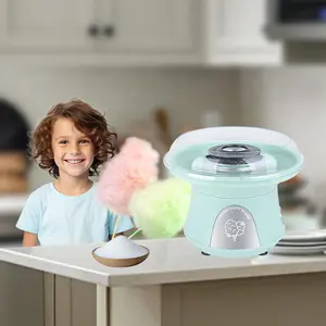 Cotton Candy Machine, Mini Cotton Candy Maker for Kids, Vintage Candy Maker for Christmas Gift, Home, Birthday Family Party