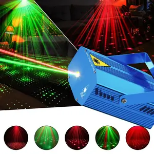 Mini party lights, starry sky disco laser lights, DJ bar KTV atmosphere lights, stage laser lights Super Bright Led