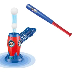 Baseball Set RC Pitching Machine with Plastic Baseball Bat for Toddler Kids Sports & Outdoors Toys - Training Equipment & Batting Practice Toys Gifts for Youth Boys & Girls