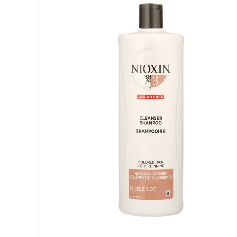 Nioxin System 3 Cleanser Shampoo, for Light Thinning Colored Hair, 33.8 oz