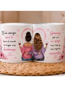 Taza Personalizada para Mejores Amigas | Juego de 2 Tazas