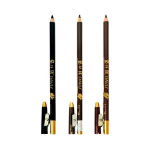 Davis Wood Pencil EyeBrow & Lip Pencil – Single Precision Multi-Use Cedar-wood Long-Wearing Matte Finish Sharpenable for Professional Makeup