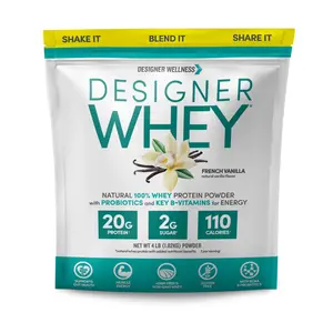 Vanilla Designer Whey 4lb Bag: 100% Whey Protein Powder Designer Protein ®