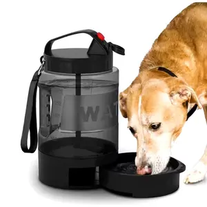 Large Capacity 2.2L Pet Travel Water Bottle Outdoor Portable Water Dispenser for Walking Hiking pet  supplies slobber stopper  water smart