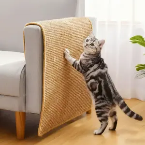 Cat Scratching Pad Mat, Durable Natural Sisal Scratcher Cat Scratch Board Protector for Carpet and Sofa, Modern Pet Furniture Accessory, Long-Lasting Pet Item