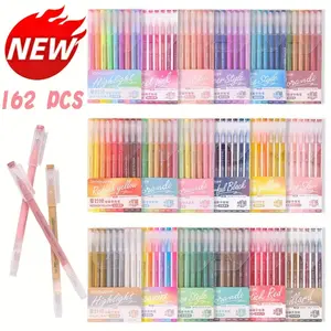 162Pcs Large Capacity Journaling Pen, Painting Pen, Suitable For Office, Painting, Graffiti, Thanksgiving and Christmas Gift