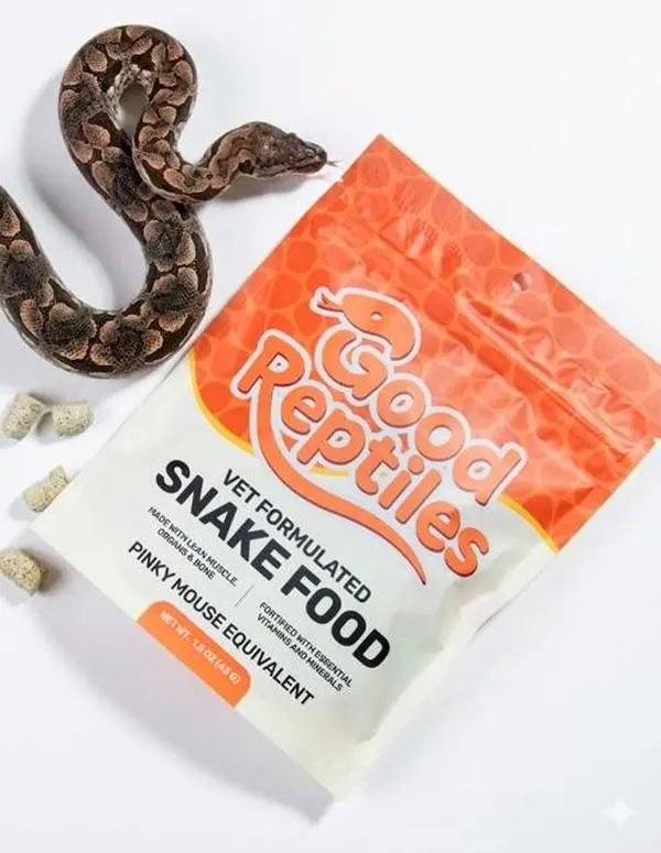 Shelf-Stable Reptile Snake Food, Medium Size, 90 Mouse-Equivalent Pieces, Pet Reptile Health Supplies, Snakes