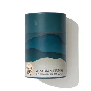 Red Rooster Tea Arabian Kismet - A Blend of Black Tea & Spices with Organic Sage & Cardamom for Digestion & Heart Health - 4 oz Canister