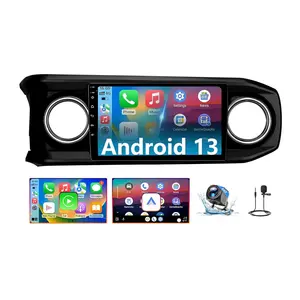 Android 13 Car Stereo Head Unit Compatible with 3rd Gen Toyota Tacoma 2016-2021, 10 Inch Touch Screen Car Radio with Wireless CarPlay&Android Auto, GPS, FM, WiFi, Bluetooth, 1080P Reverse Camera, SWC Car Media Player Car Dvr Automotive Dvr Car Audio