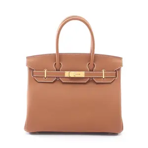 Pre-owned HERMÈS Calfskin Shoulder Bags Hermes Birkin30 Togo