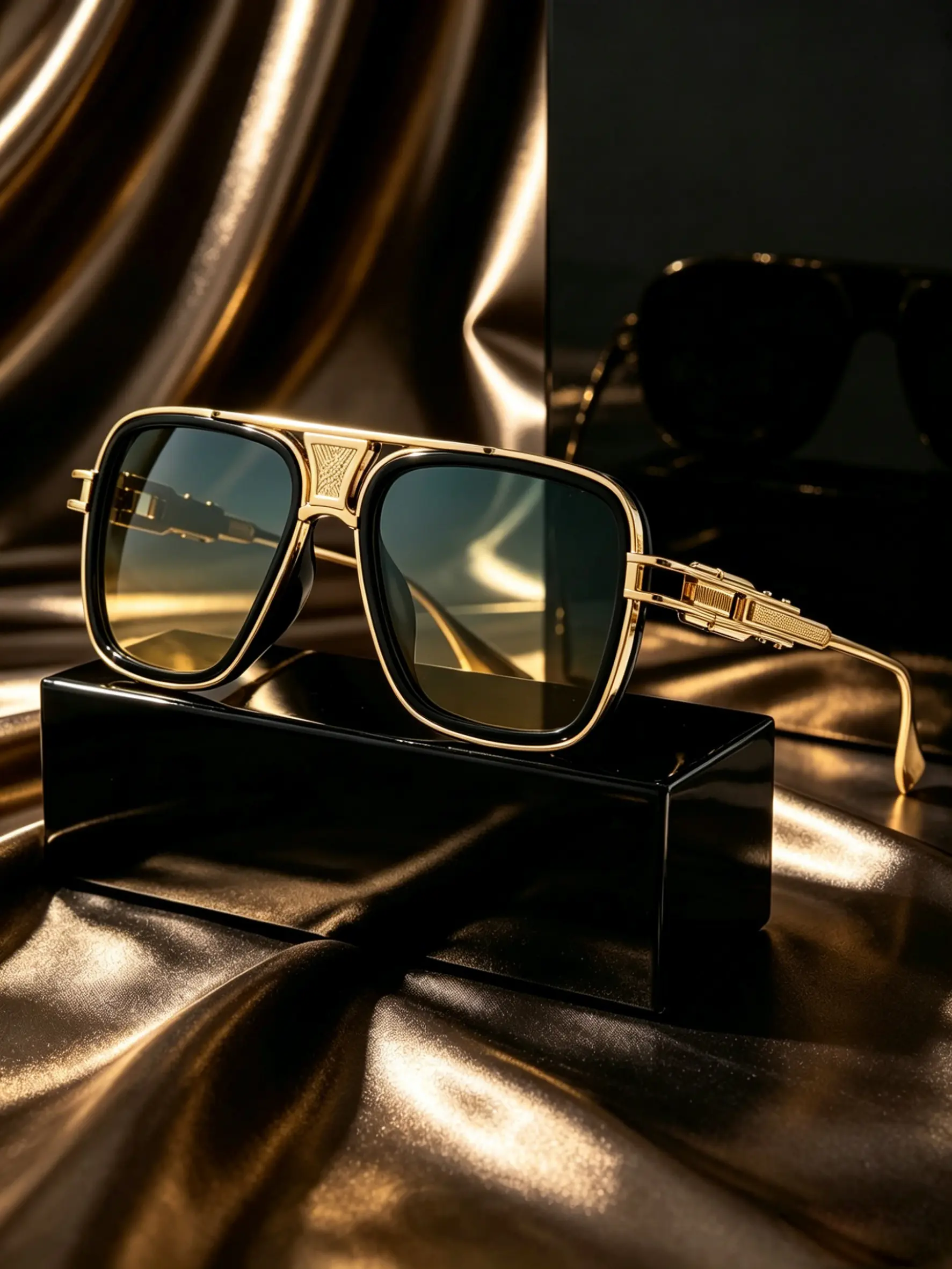 Unisex Classic Square Sunglasses, Retro Metal Frame, UV Protection Lightweight Aviator Glasses, 2026 New Euro-American Style, for Daily & Outdoor Wear, Casual Outdoor Sunglasses, Street Style Shades, Stylish Sunglasses