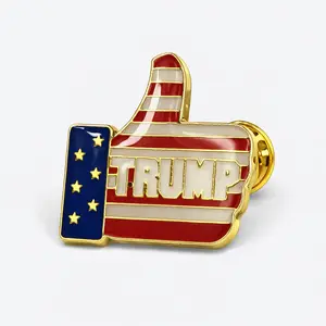Trump Thumbs Up Patriotic Lapel Pin