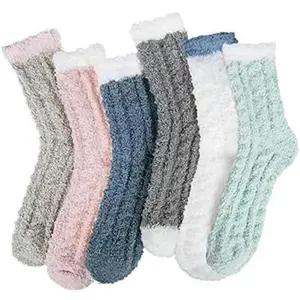 Fuzzy Socks for Women, Warm Soft Fluffy Winter Cozy Cute  Gifts Slipper Sock