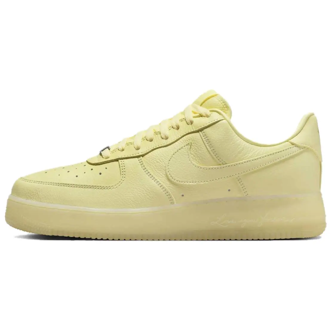 NOCTA x Nike Air Force 1 Low 'Certified Lover Boy - Citron Tint' Limited Edition Men's Leather Streetwear Sneakers, Men's Shoes
