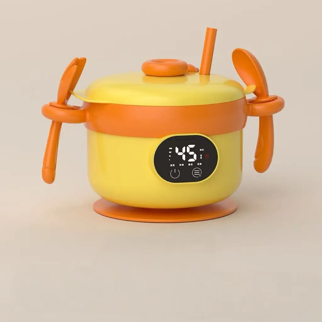 Smart Constant Temperature Bowl with Dishwasher Safe Design, Large Capacity Battery Long Lasting Power, Ideal for Seniors & Kids