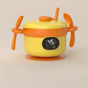Smart Constant Temperature Bowl with Dishwasher Safe Design, Large Capacity Battery Long Lasting Power, Ideal for Seniors & Kids