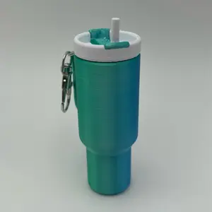 Little Tumbler Keychains - 3D Printed - Lip Balm Holder - Budget Friendly - Mini Bottle Keychains - Gifts for Her - Rubber Gasket - Durable & Long Lasting