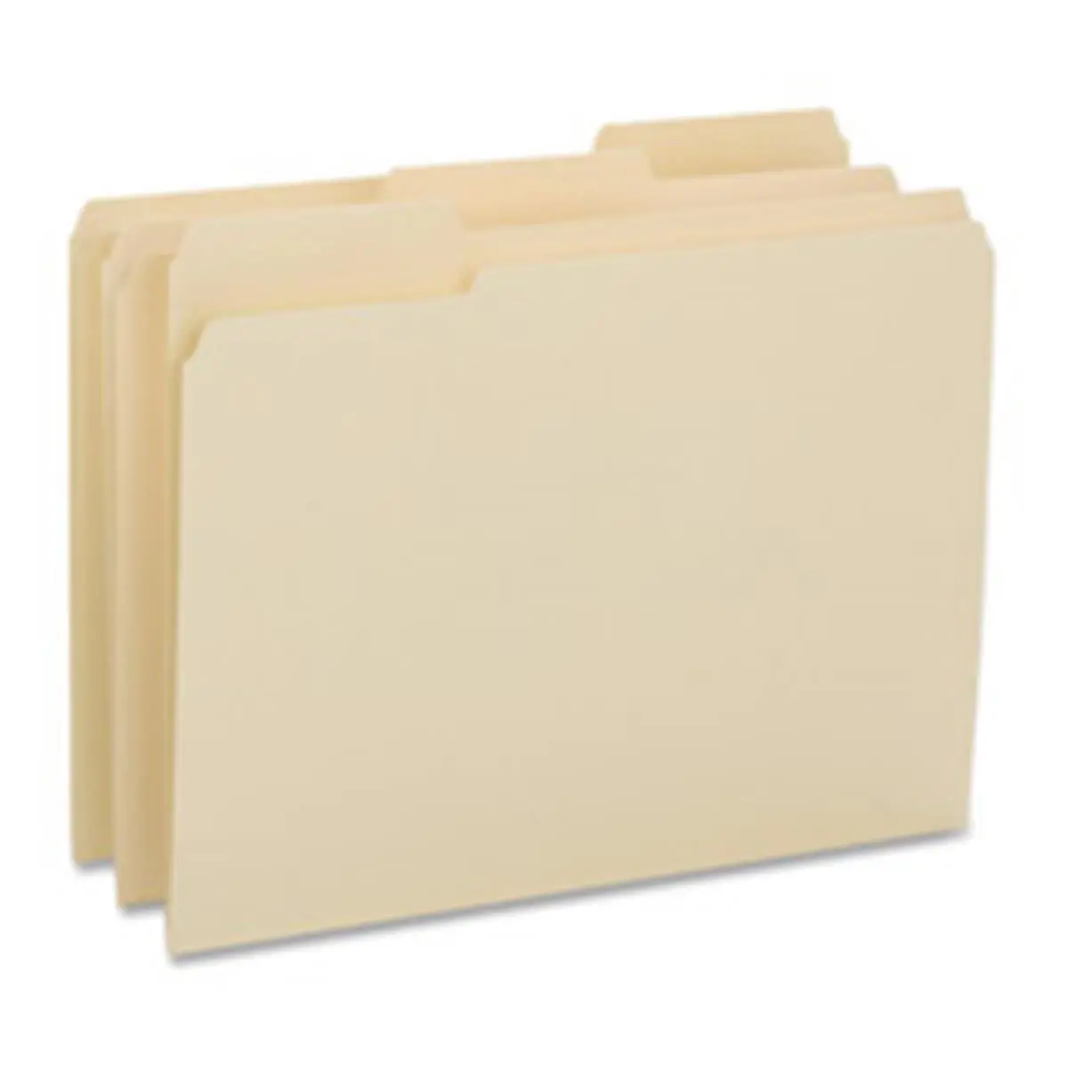 Business Source Manila File Folder (Bulk Pack), Letter Size, 0.75 in. Expansion, 14PT, 0.33 in. Tab, 50 per Box, Folders Bulk