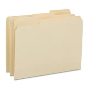 Business Source  File Folder- Letter- .75 in. Exp.- 14PT- .33 in.- 50-BX- Manila