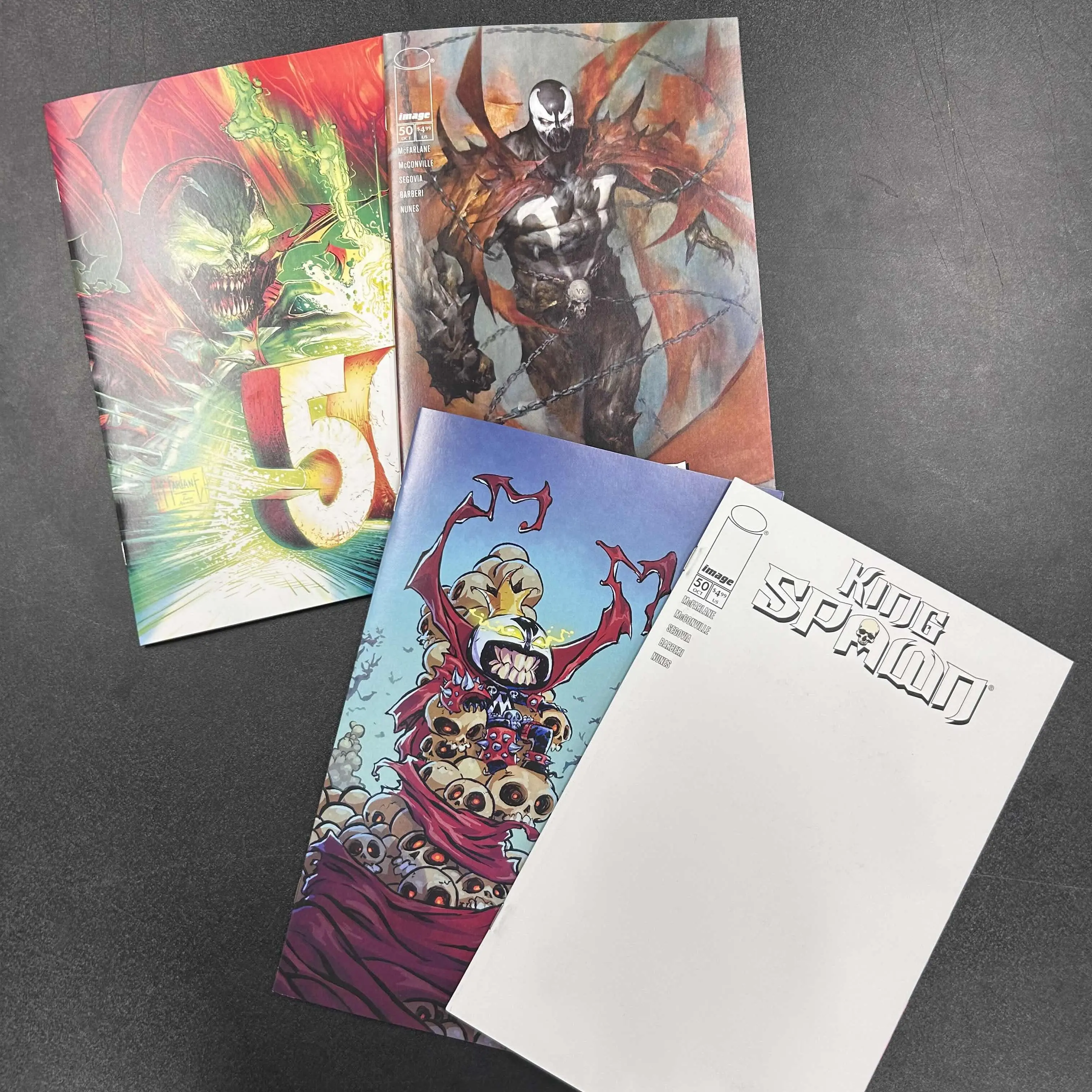 Samurai Comics King Spawn #50 Special Oversized Anniversary Issue Cross Over Story with Ancient Force Features Two Chapters by Stephen Segovia and Carlo Barberi