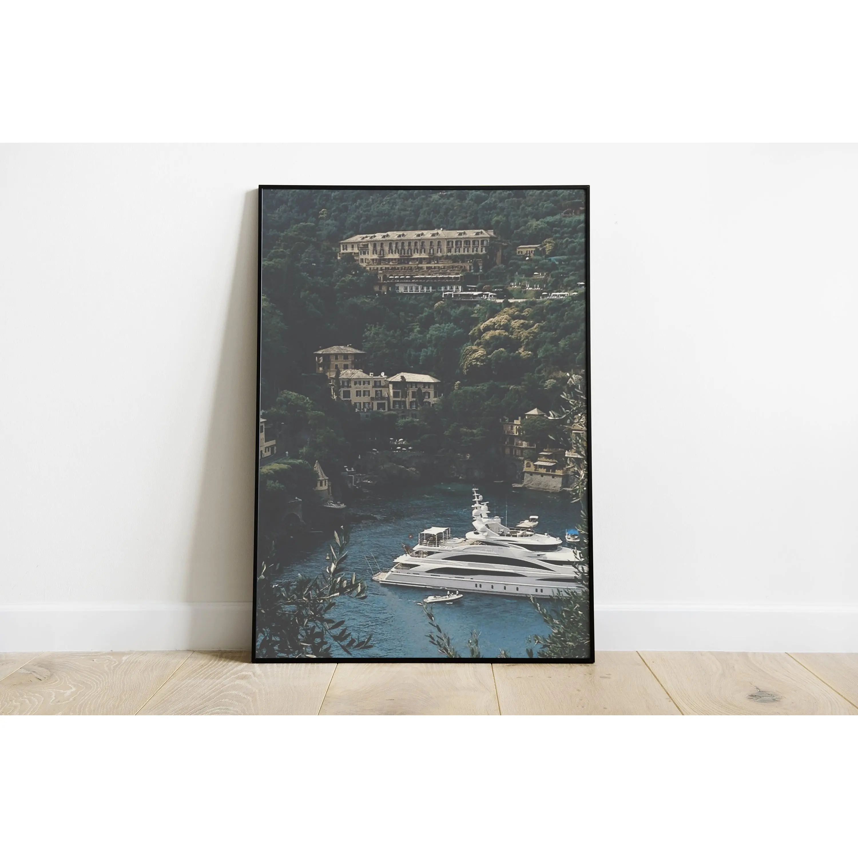 Yacht Views Rich Lifestyle Wealth Minimalist Manifest Office | Room Wall Art Decor | Print On Paper | No Frame