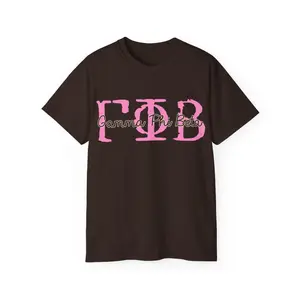 Gamma Phi Beta Greek Type Cotton Tee