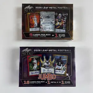 2026 Leaf Metal Football - Hobby & Jumbo Boxes