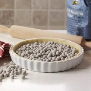 SET X2 Ceramic Baking Beads – Pie Weights for Blind Baking, Reusable Baking Beans for Even Crust
