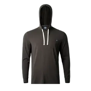 Sportsman Bamboo/Pima Sun Protection Performance Hoodie - Super Lightweight & Breathable, UPF 50+ Sun Protection, Moisture-Wicking Fabric, Perfect for Hunting, Fishing, Hiking