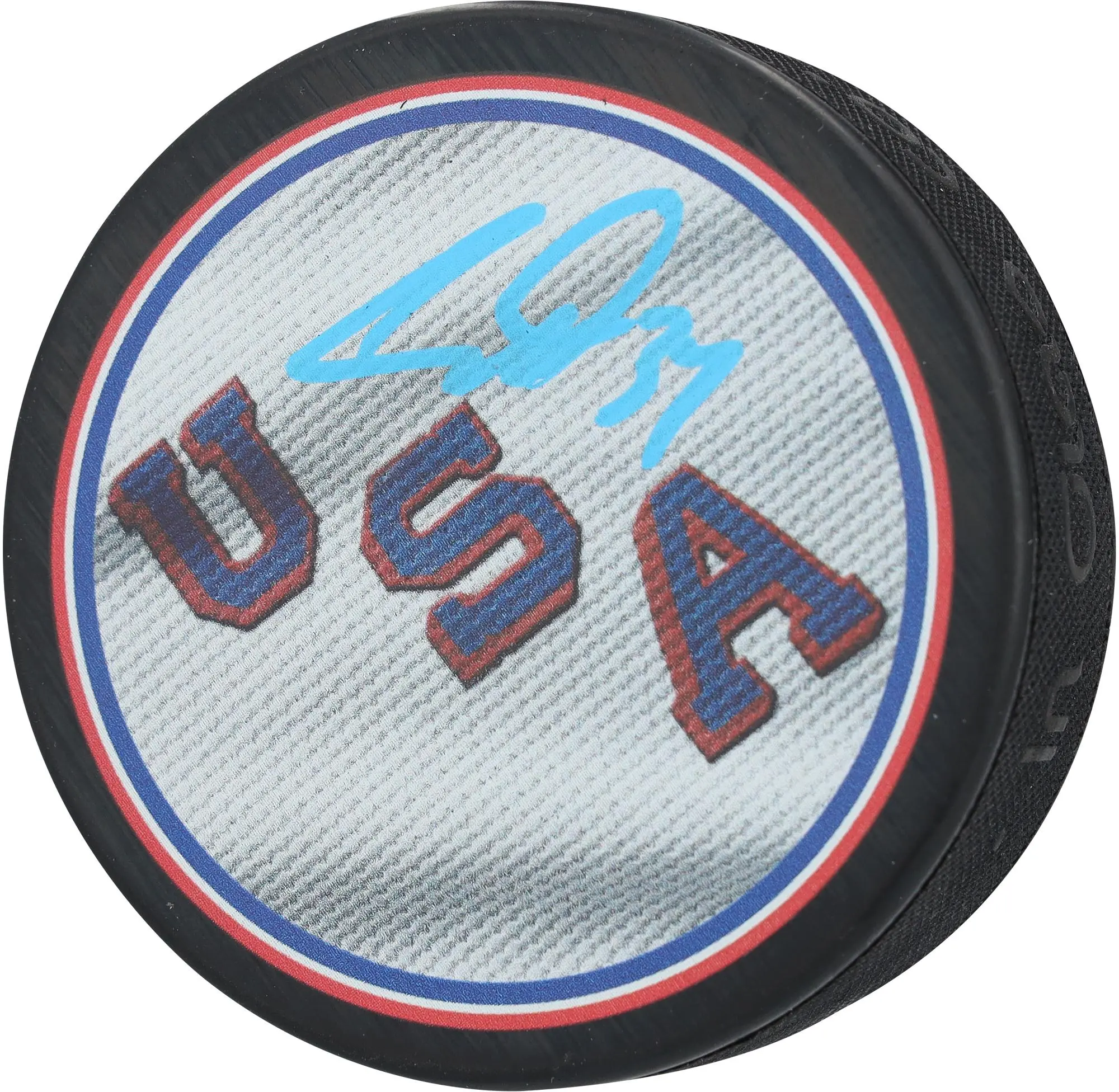Auston Matthews Toronto Maple Leafs Autographed Team USA 2026 Olympics Hockey Puck - Fanatics Authentic Certified
