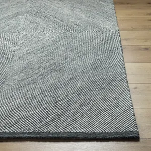 Wool Texture Area Rug - Clearance